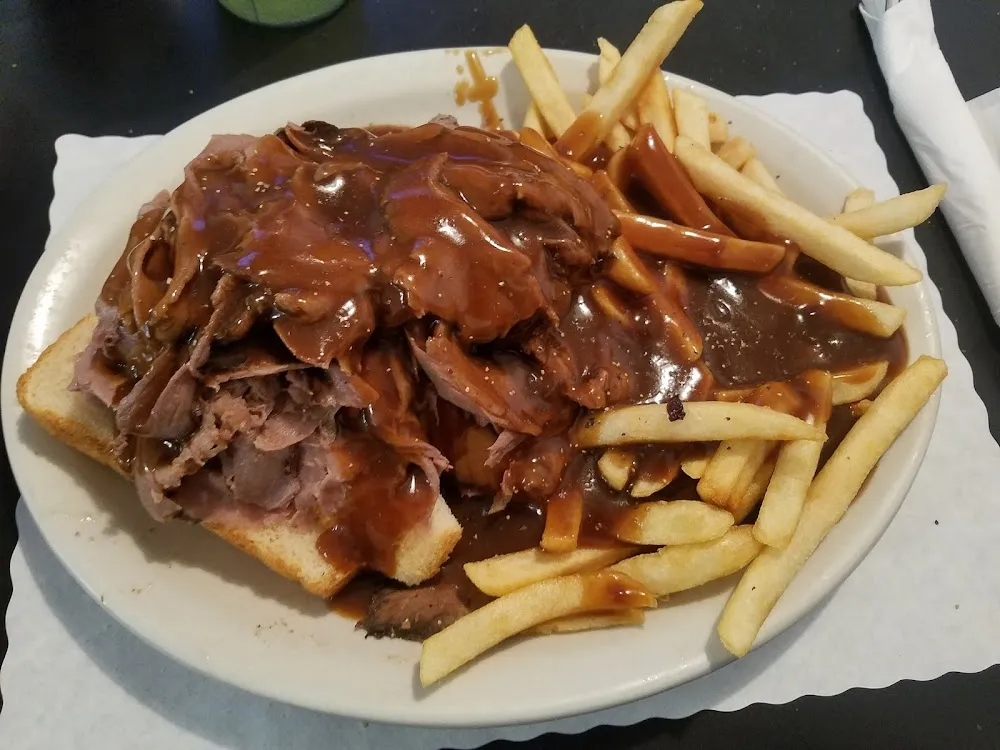 Open Faced Roast Beef Sandwich